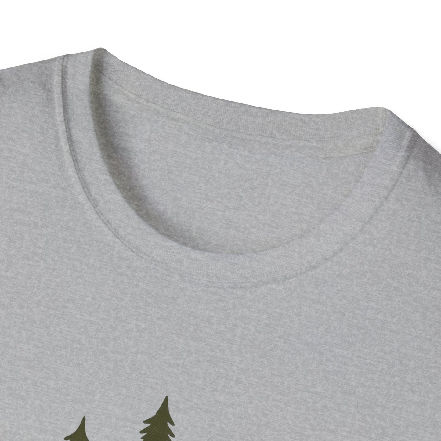 Nature Is My Playground Unisex Softstyle T-Shirt, Bushcraft Life Tee, Outdoor Adventure Apparel, Hiking Gift, Eco-Friendly Shirt