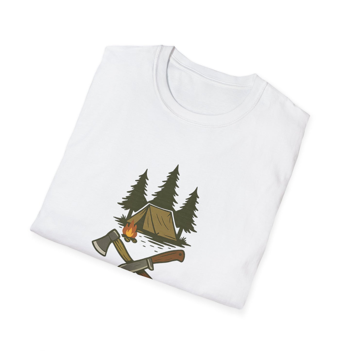 Nature Is My Playground Unisex Softstyle T-Shirt, Bushcraft Life Tee, Outdoor Adventure Apparel, Hiking Gift, Eco-Friendly Shirt