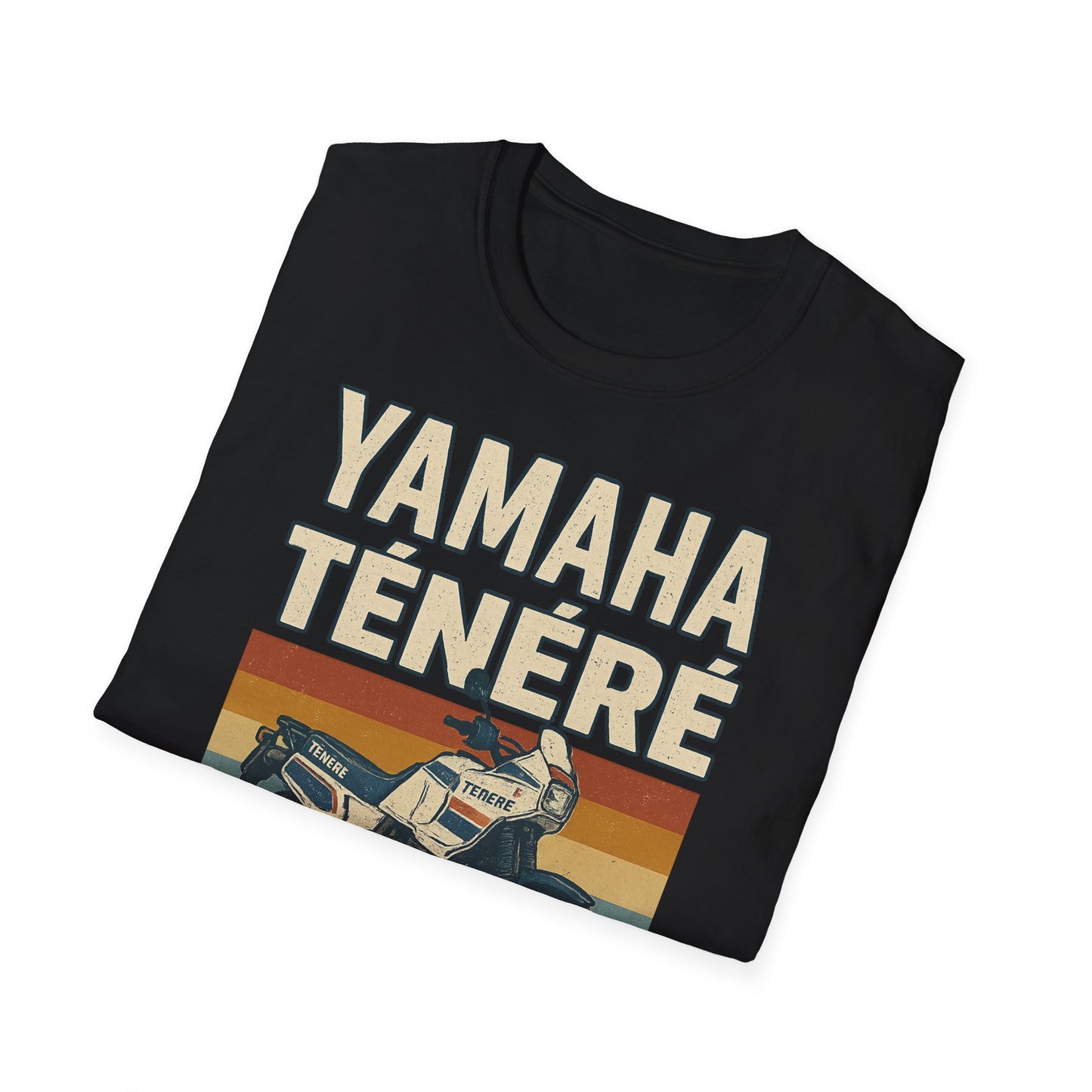 Vintage Motorcycle T-Shirt - Yamaha Ténéré, Biker Gift, Casual Wear, Retro Style, Adventure Shirt