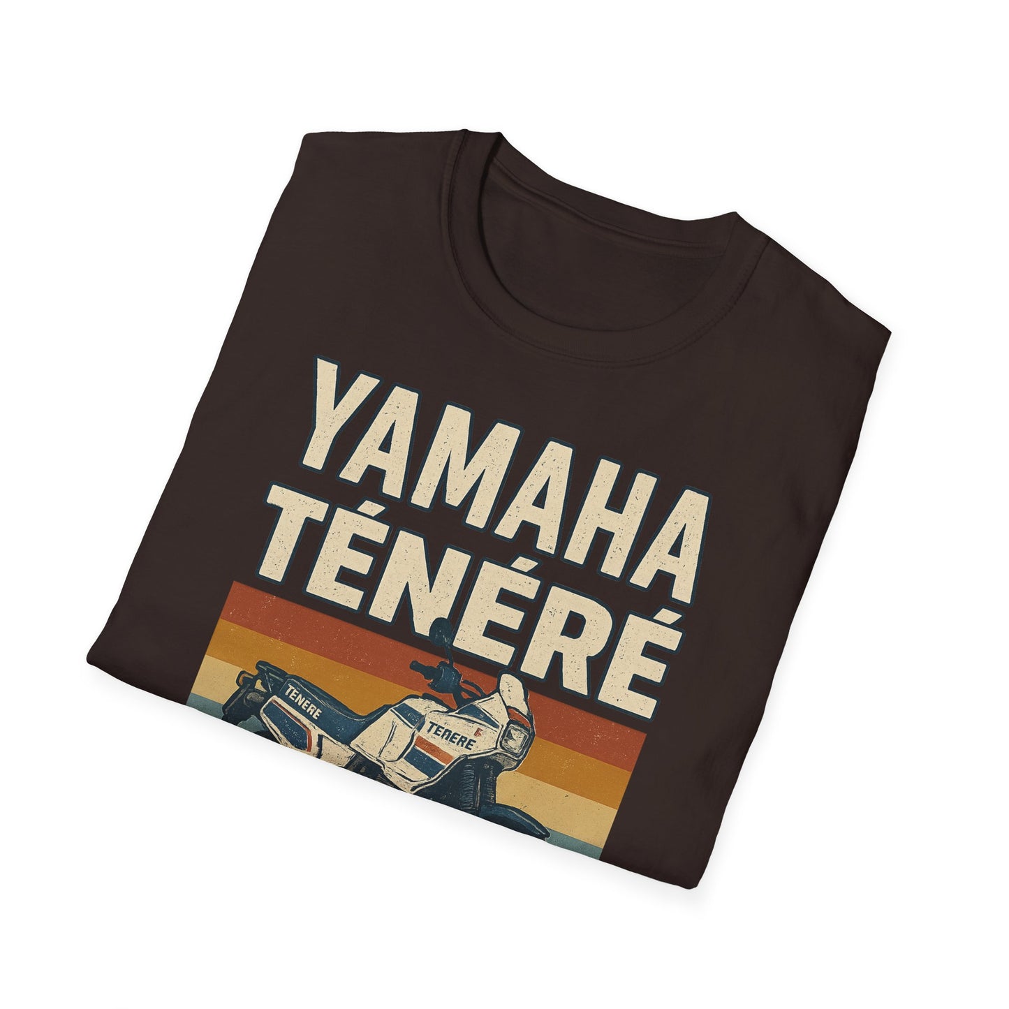 Vintage Motorcycle T-Shirt - Yamaha Ténéré, Biker Gift, Casual Wear, Retro Style, Adventure Shirt