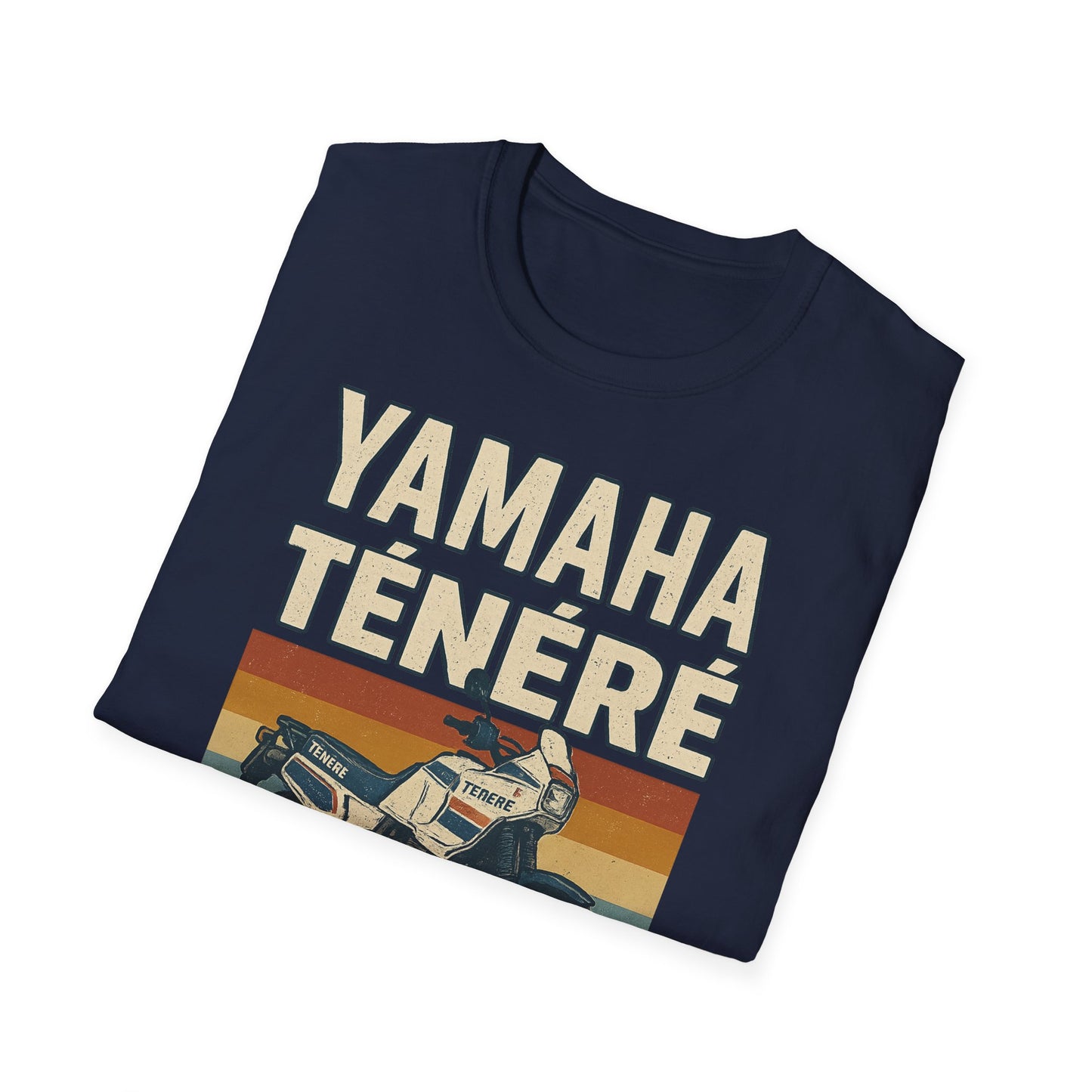 Vintage Motorcycle T-Shirt - Yamaha Ténéré, Biker Gift, Casual Wear, Retro Style, Adventure Shirt